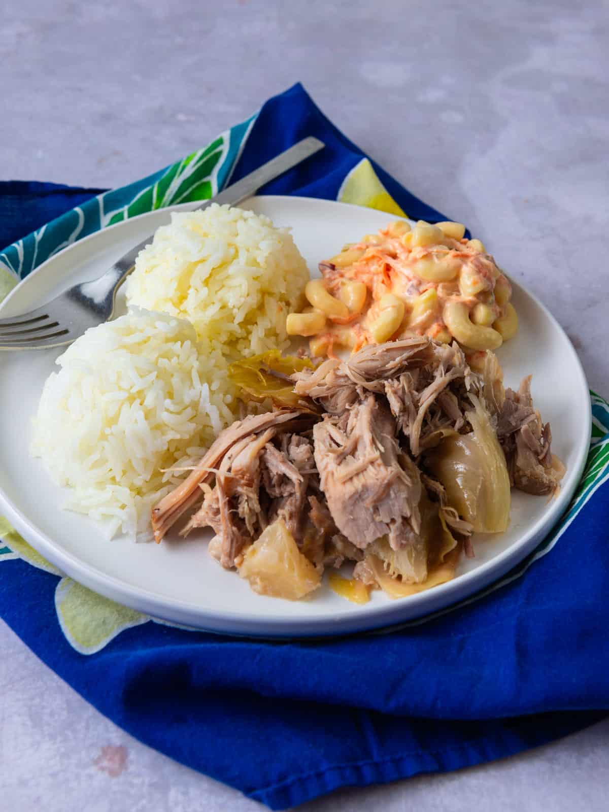 Hawaiian plate lunch